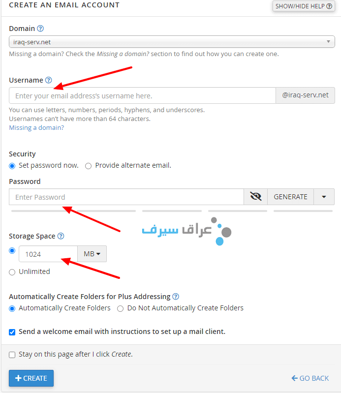 Create New Email Account Using CPanel-4