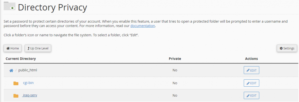 Create a firewall in cPanel-3