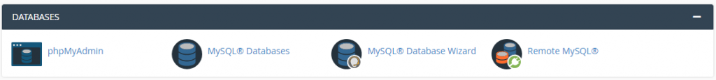 cPanel-database